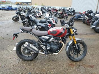  Salvage Triumph Motorcycle Scrambler