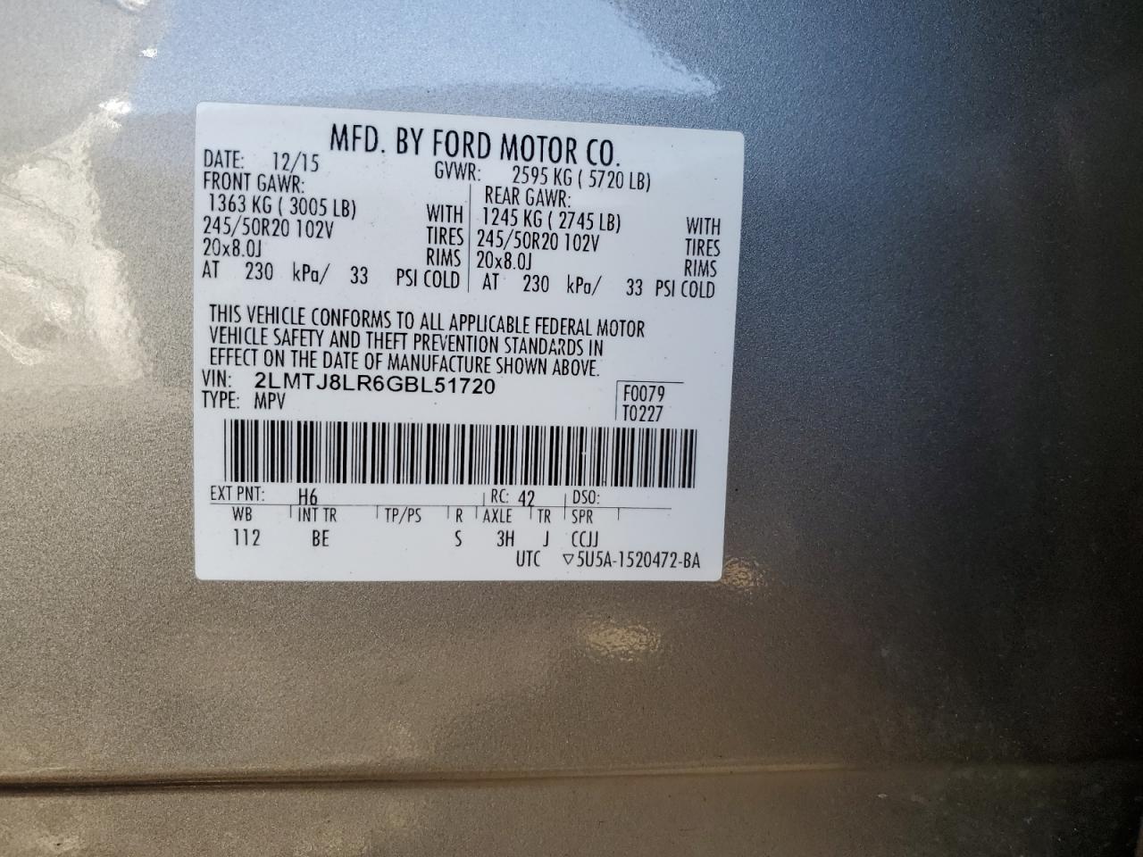 Lincoln MKX Reserve Image 12