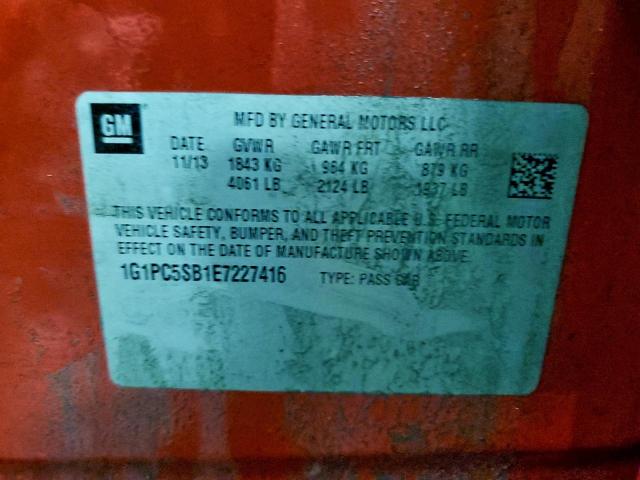 Chevrolet Cruze Lt Image 10