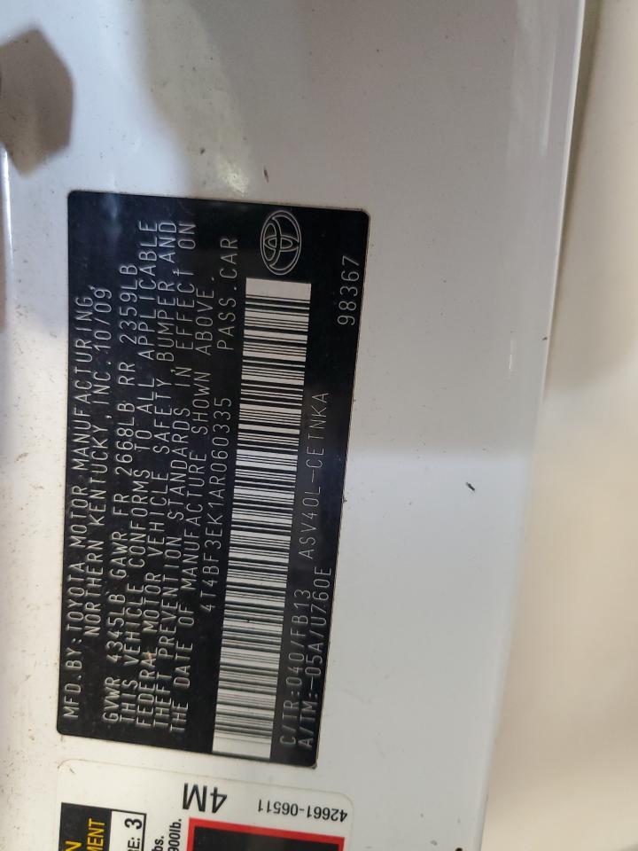 Toyota Camry Base Image 12